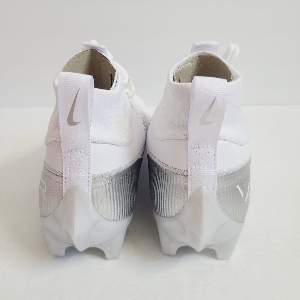 Nike Vapor Edge Pro 360 2 Football Cleats DA5456-102 Size 8.5 White Silver - Picture 5 of 8